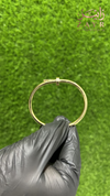Elegant Gold-Plated T-Bar Bangle Bracelet
