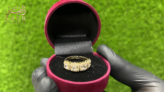 The ZAYR Mosaic Trinity Band Ring