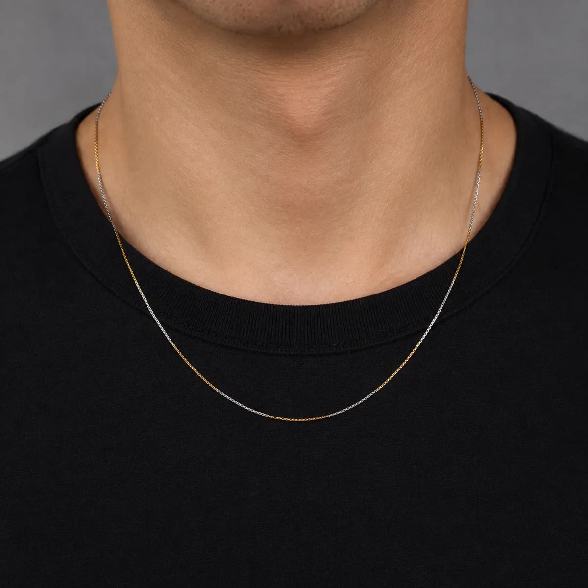 Aero Two-Tone Cable Chain
