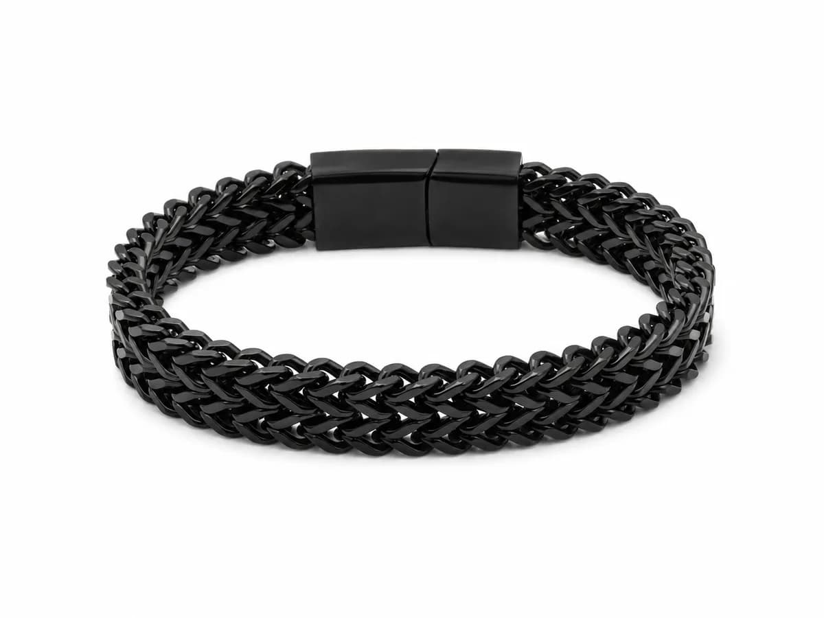 Apex Black Curb Bracelet
