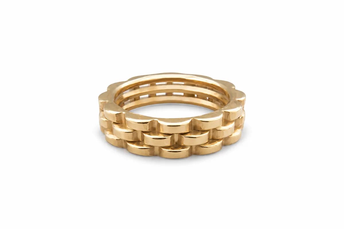 Apex Link Band Ring