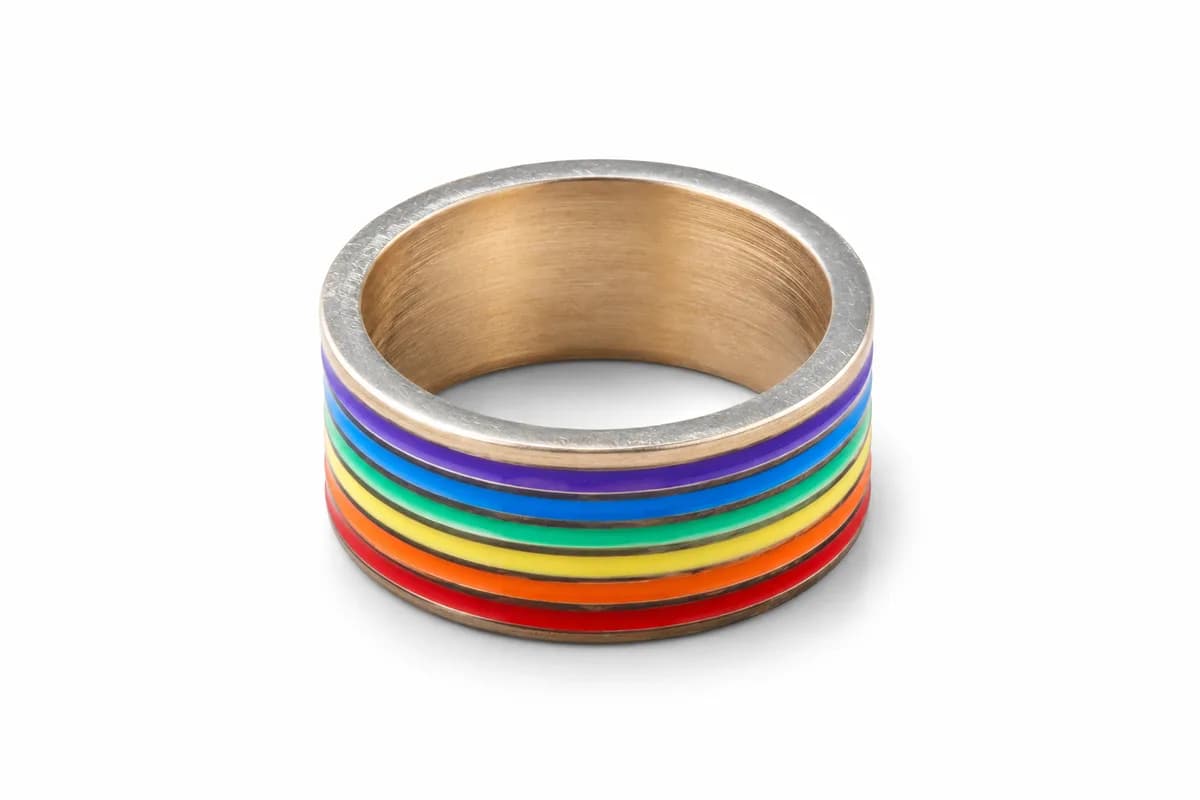 Atlas Rainbow Band Ring 2