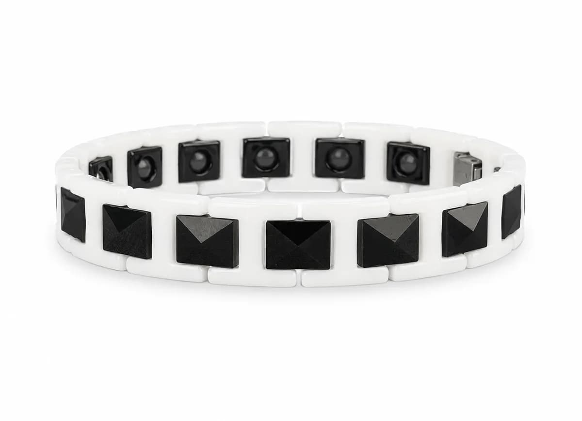 Atlas White Ceramic Bracelet