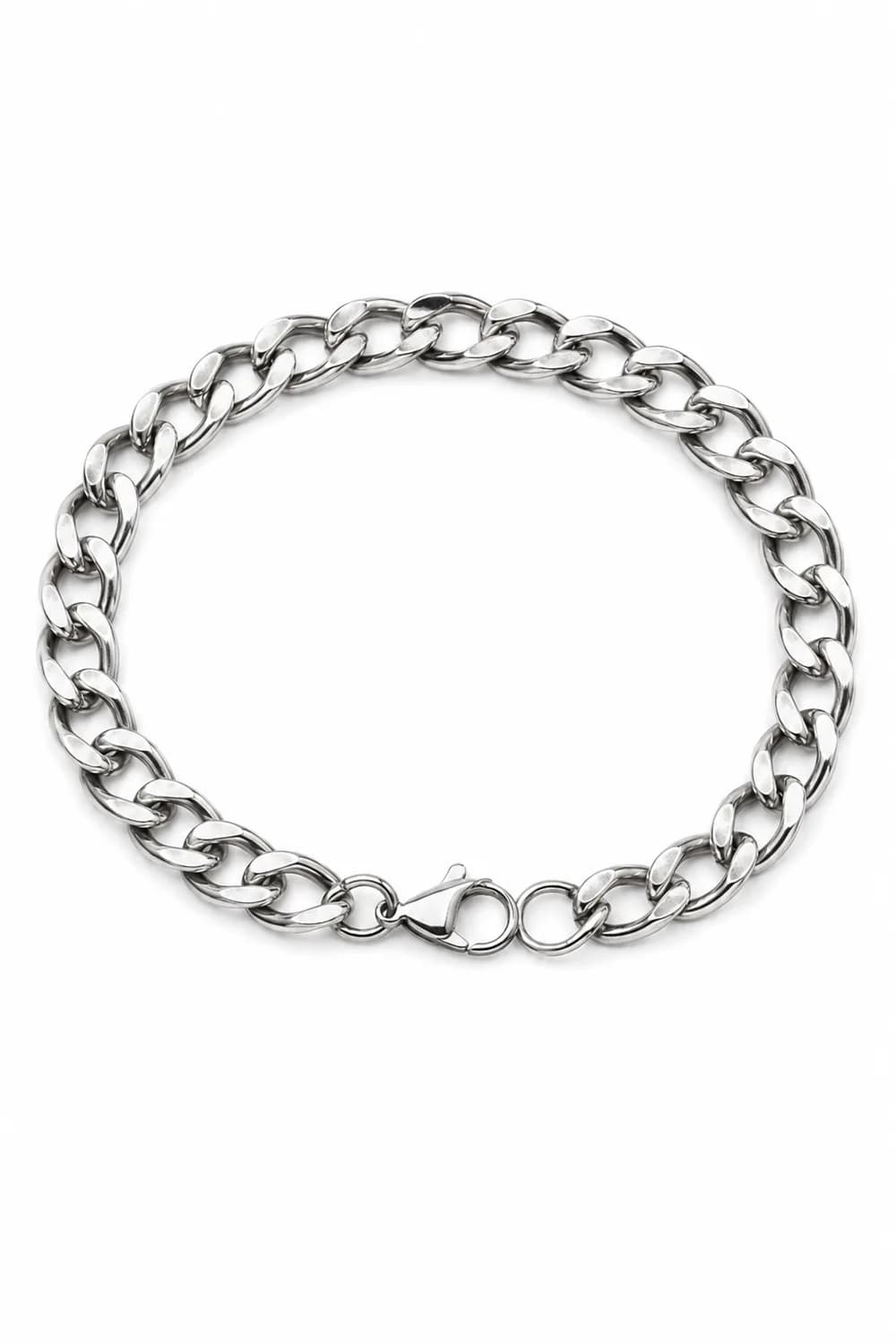 Classic Silver Curb Bracelet 1