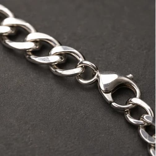 Classic Silver Curb Bracelet 3