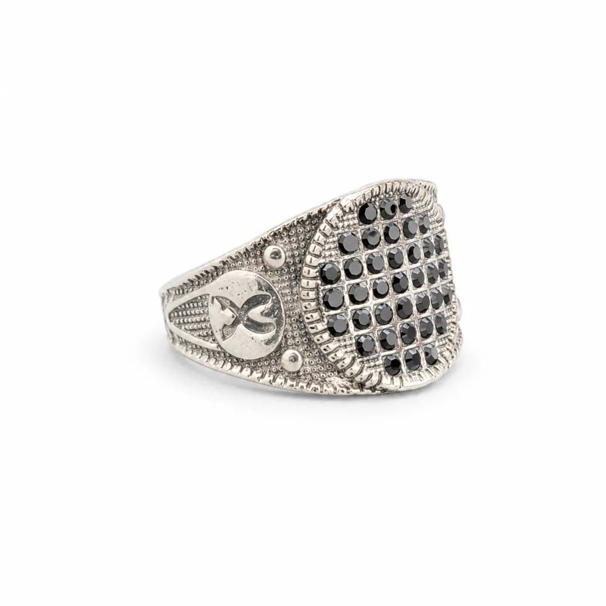 Forge Pave Signet Ring 4