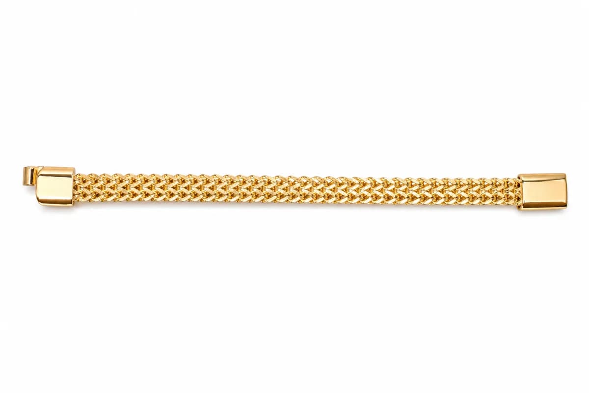 Golden Mesh Bracelet 1