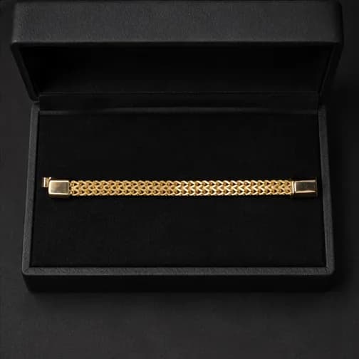 Golden Mesh Bracelet 4