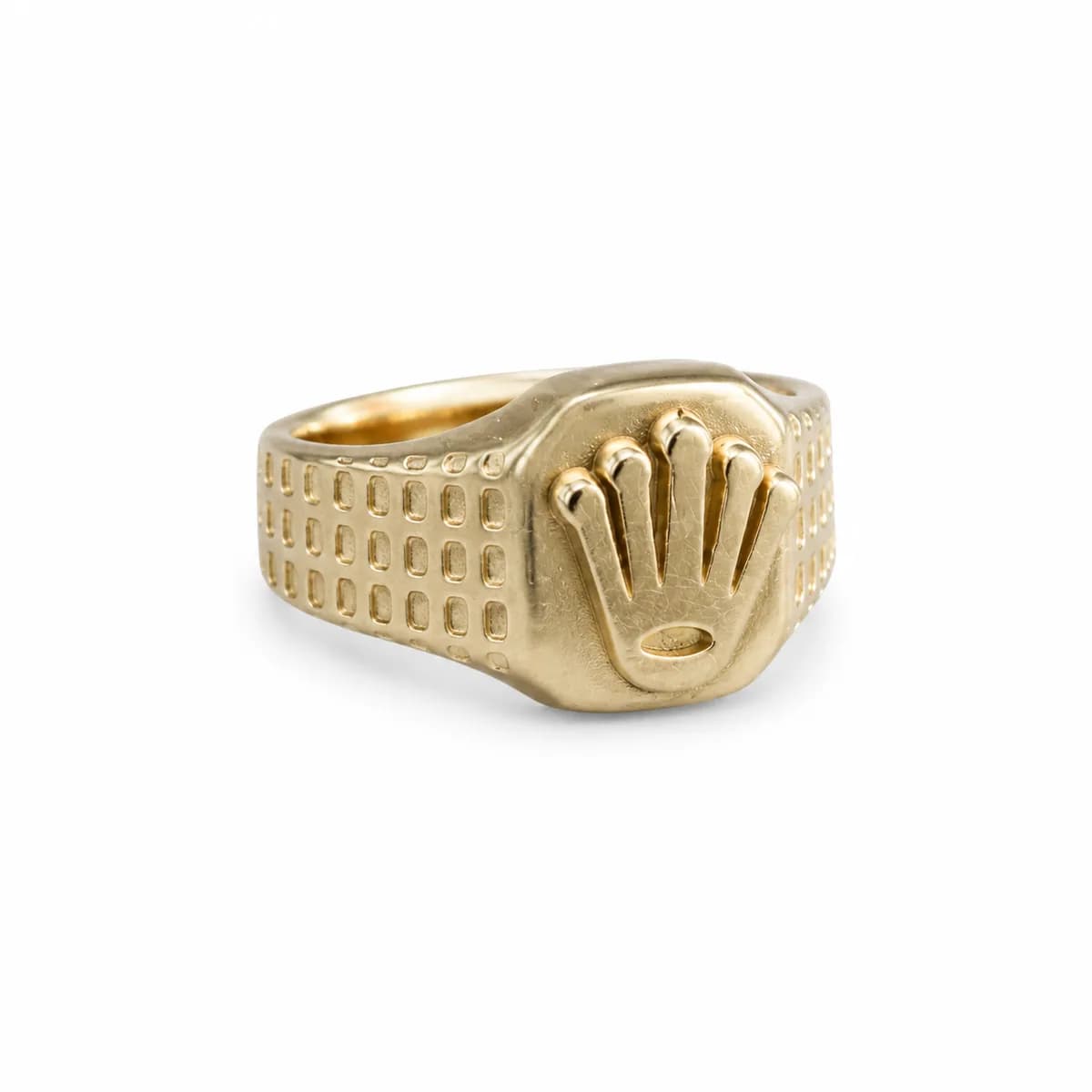 Heritage Crown Signet Ring 5