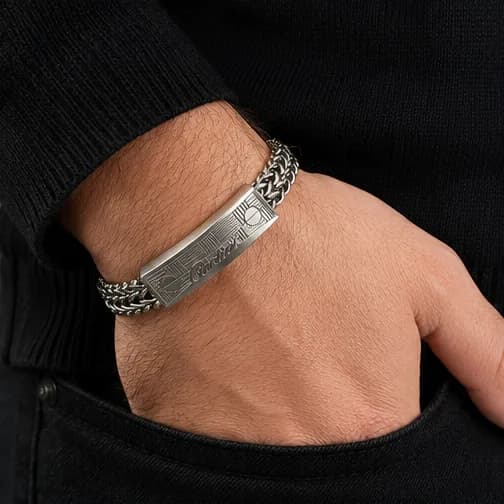 Heritage Silver ID Bracelet 2
