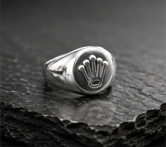 Monarch Crown Signet Ring 2