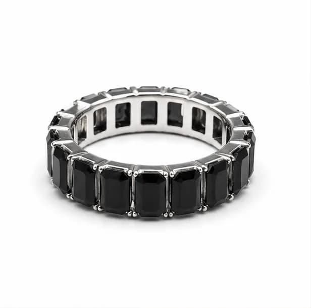 Obsidian Eternity Ring 1
