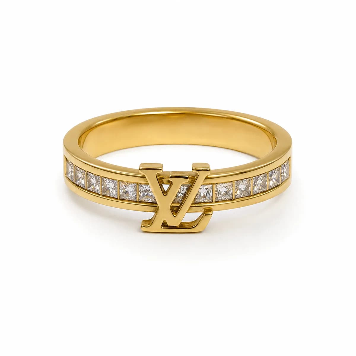 Odessa Pave Channel Band Ring