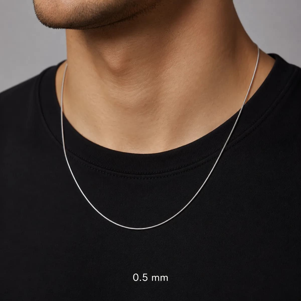 Orbit Silver Snake Chain