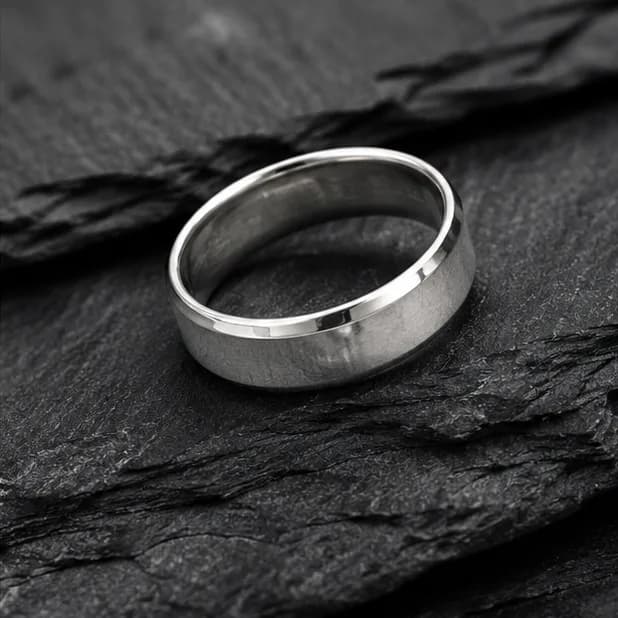 Polished Edge Band Ring 2
