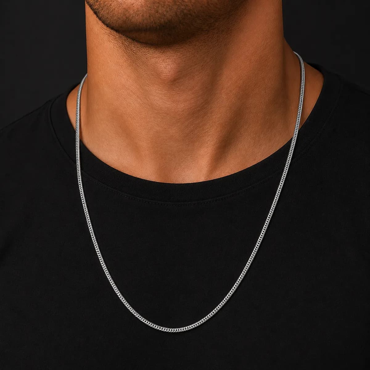 Shadow Snake Chain — Silver