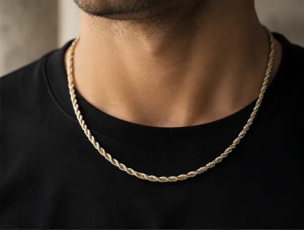 Summit Two-Tone Rope Chain