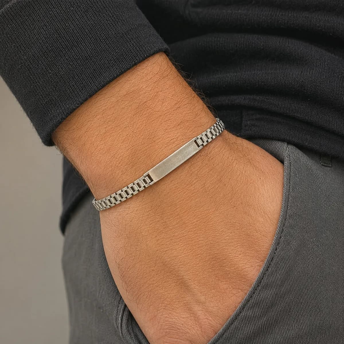 Titan Steel ID Bracelet