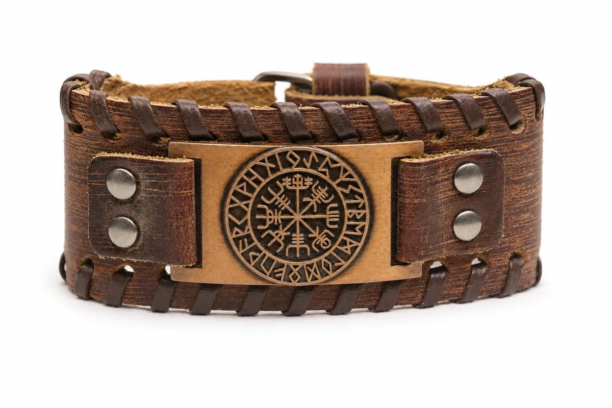 Viking Heritage Leather Cuff