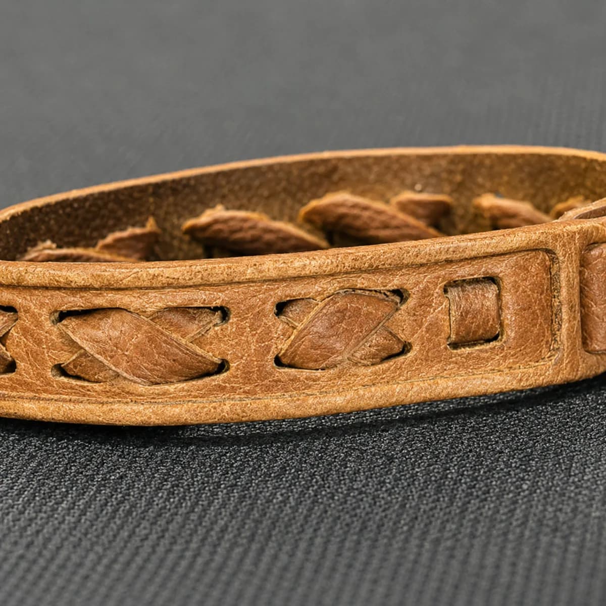 Woven Leather Cuff Bracelet 4