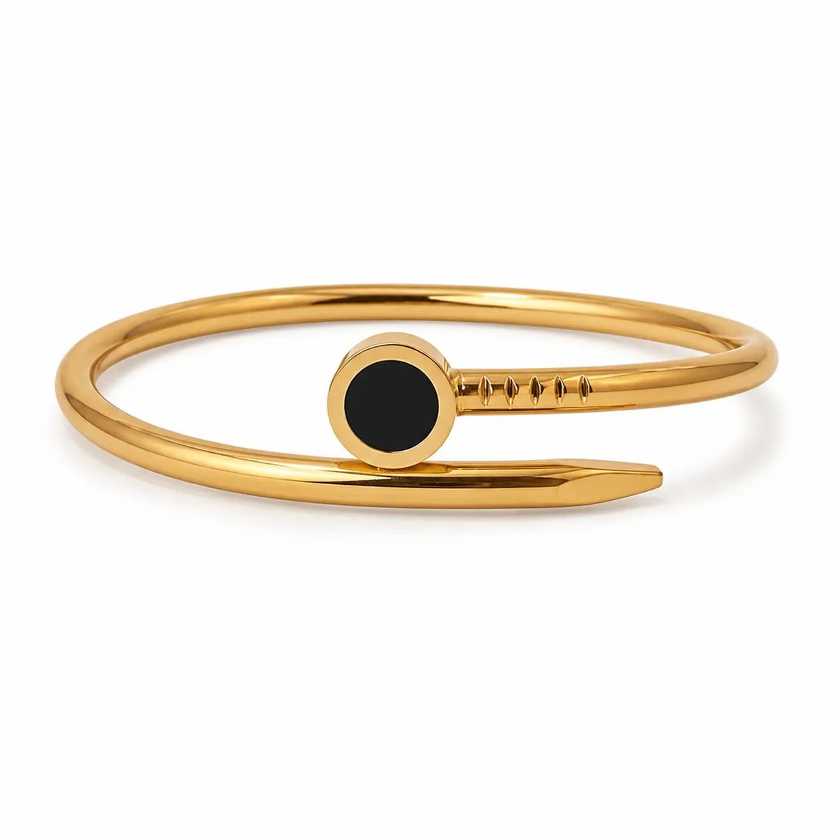 Noir Disc Nail Bangle