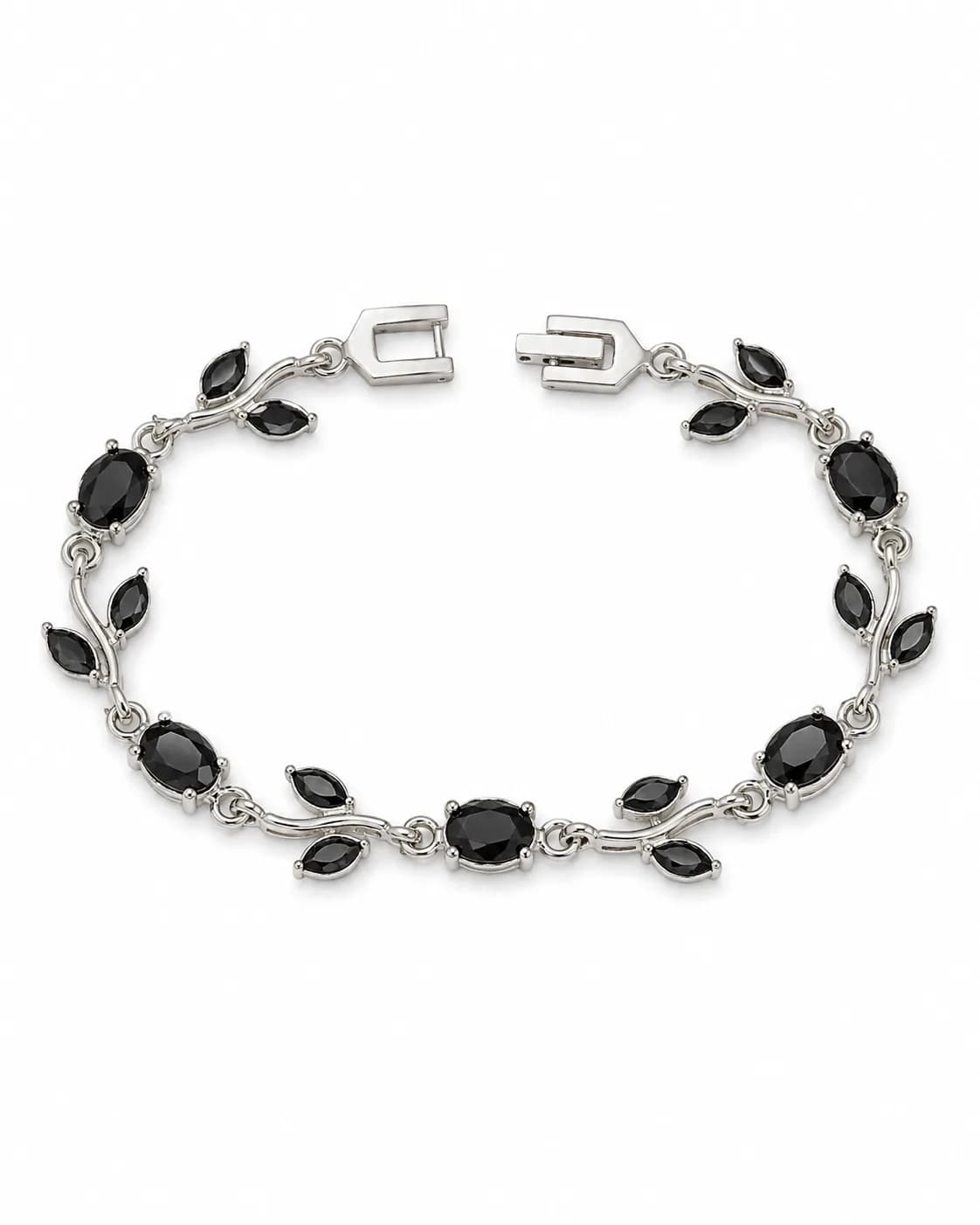 Noir Leaf Vine Bracelet