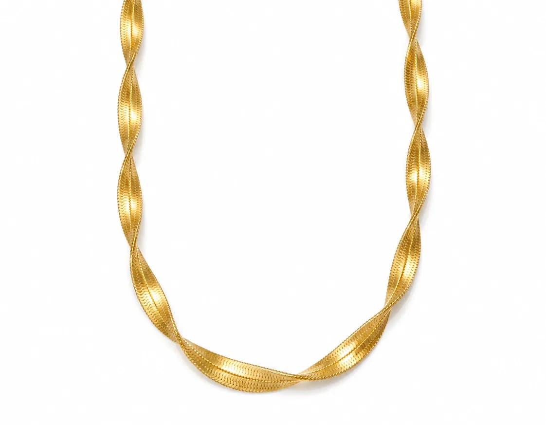 Aurora Gold Twist Chain