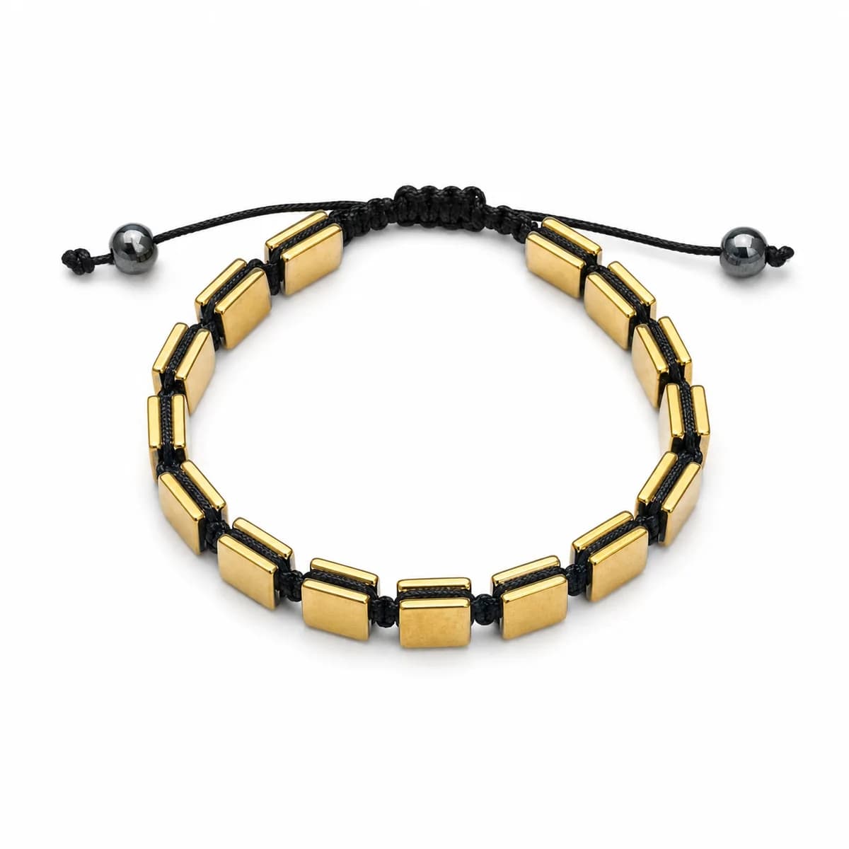 Atlas Gold Tile Bracelet
