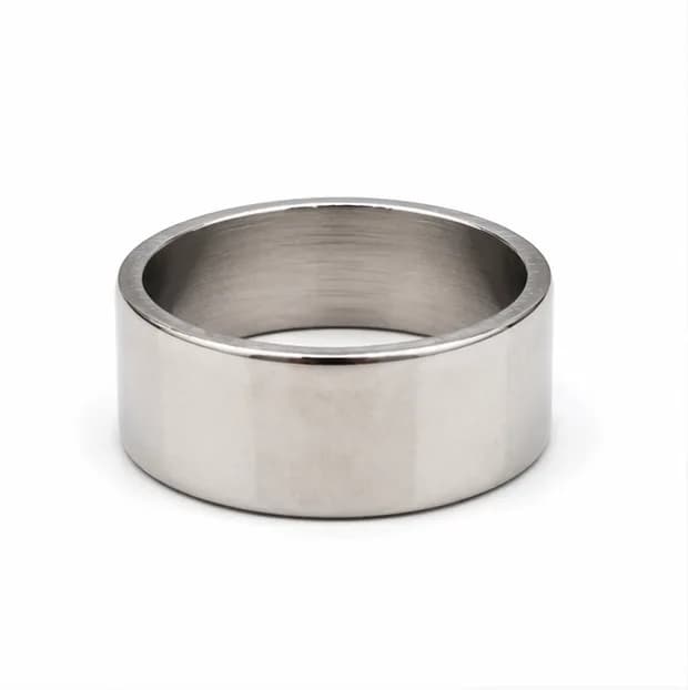 Bold Steel Band Ring