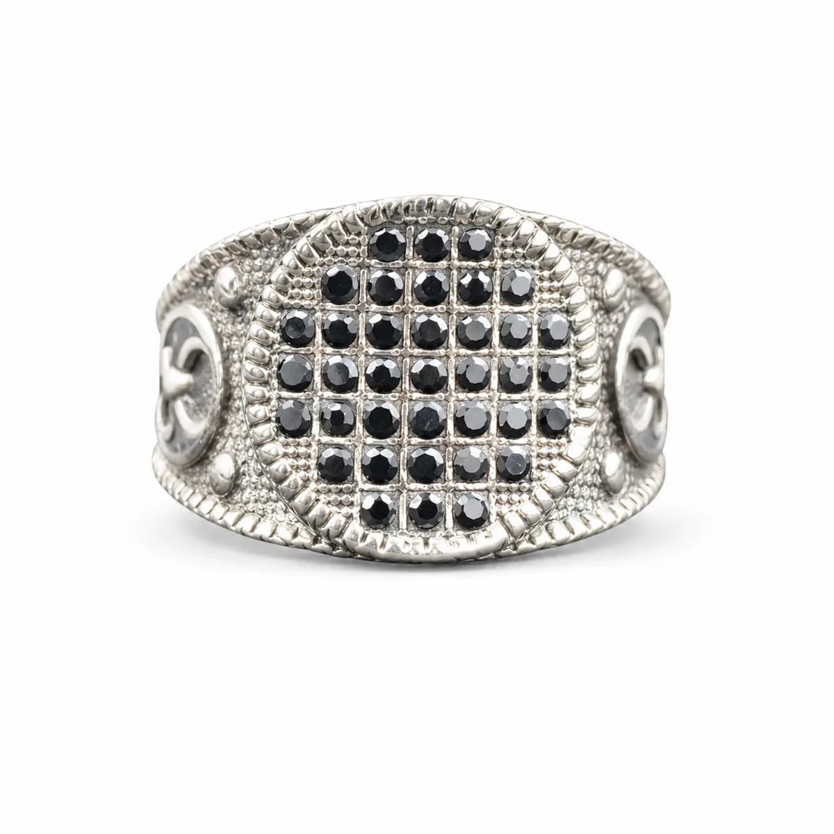 Forge Pave Signet Ring