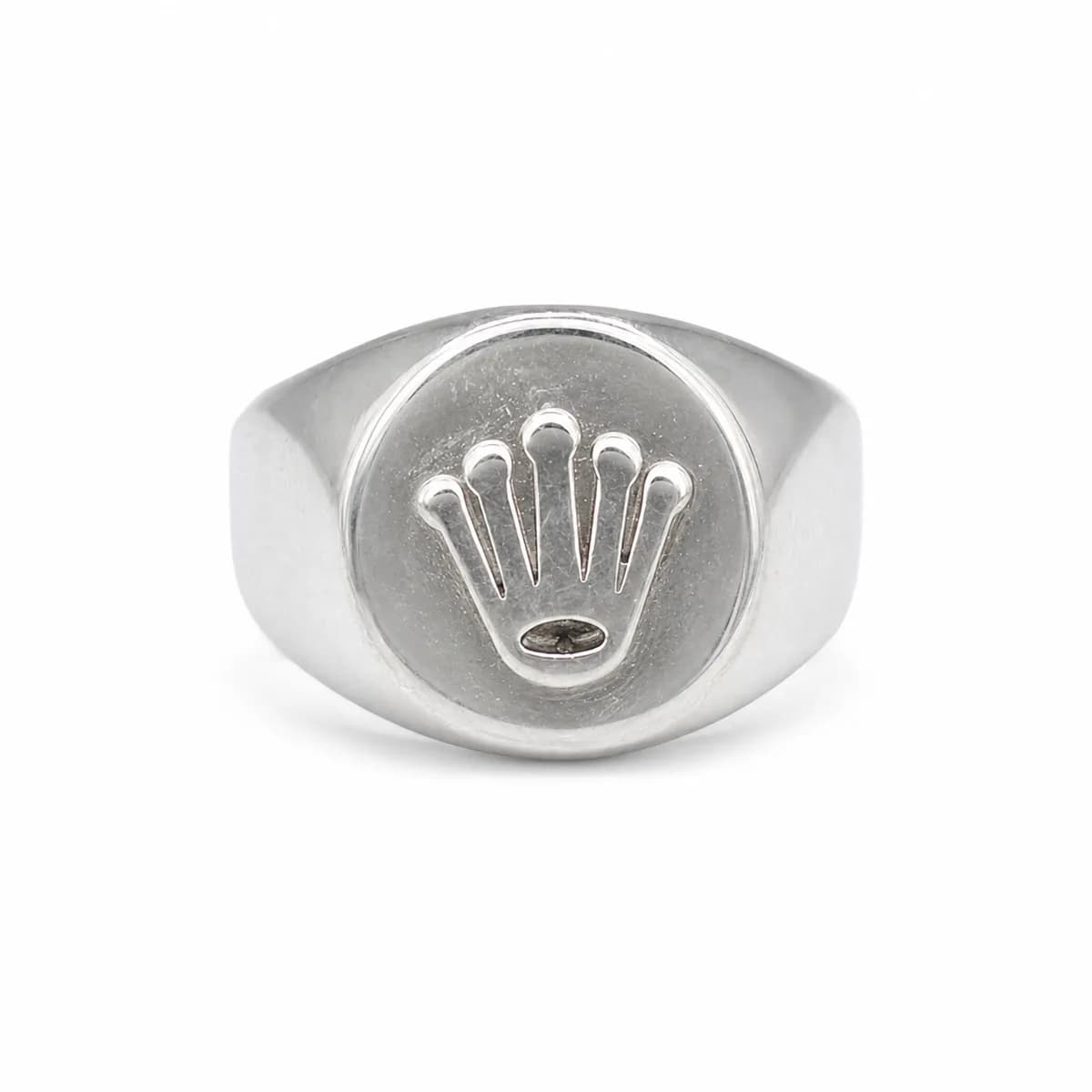 Monarch Crown Signet Ring
