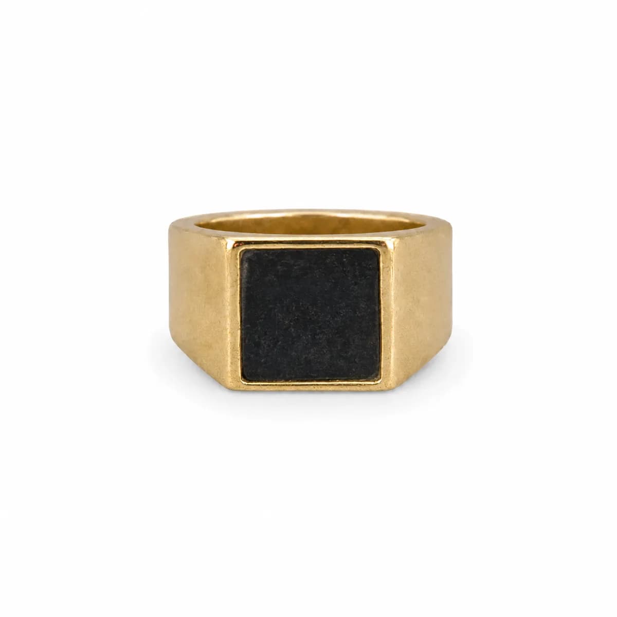 Noble Onyx Square Ring
