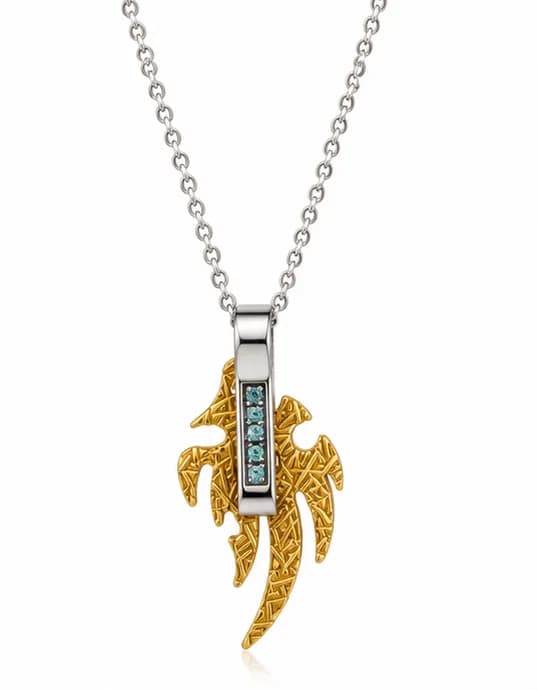 Thunderbolt Two-Tone Palm Pendant Chain