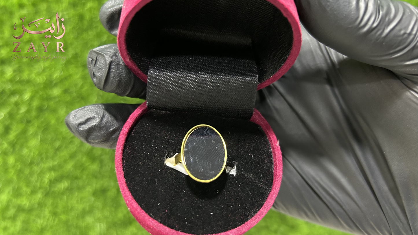 The ZAYR Midnight Onyx Oval