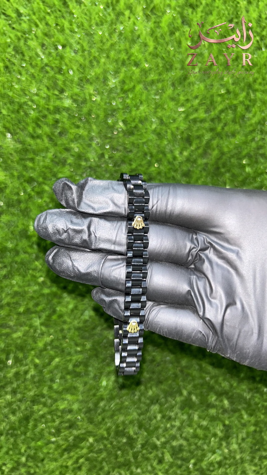 Zayr Forest Grace Fern Gold Cuff