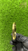 Zayr Signature Stripe Monogram Bangle