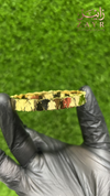 Zayr Serrated Chevron Gold Bangle