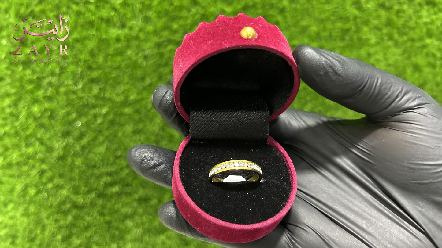 The ZAYR Infinity Channel Band Ring