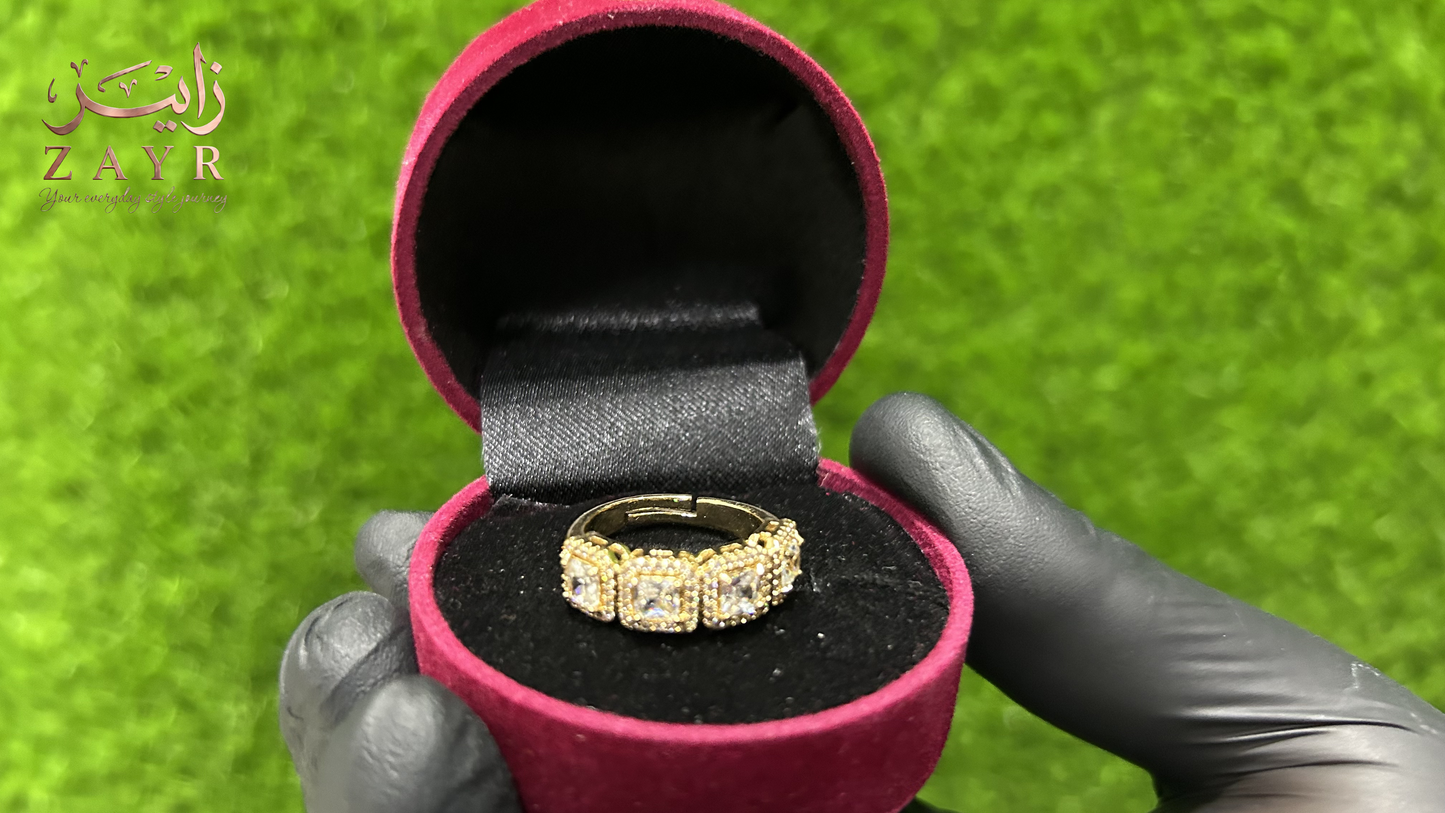 The ZAYR Mosaic Trinity Band Ring