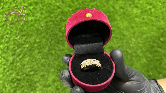 The ZAYR Mosaic Trinity Band Ring