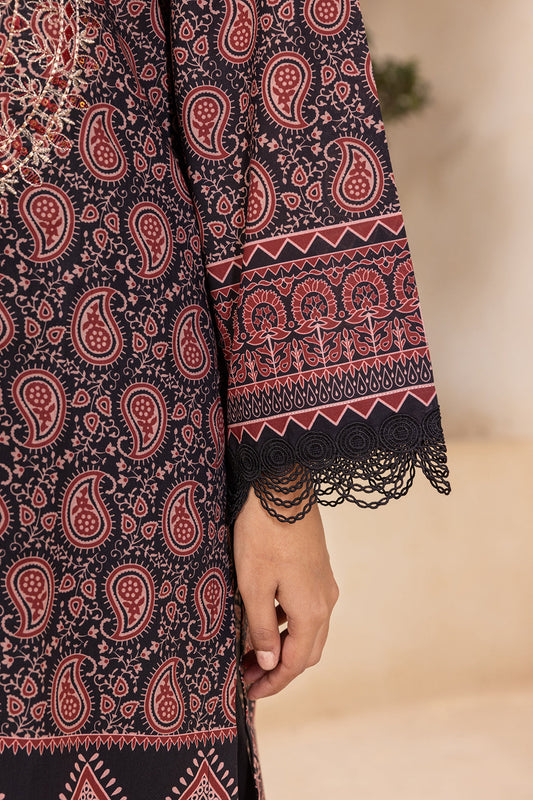 Embroidered Shirt, Shalwar & Dupatta 3-Piece Suit - 0639