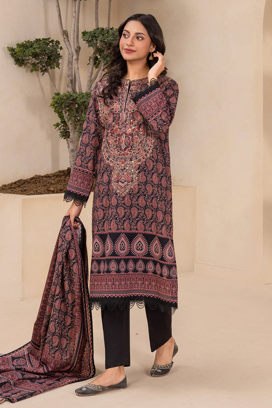 Embroidered Shirt, Shalwar & Dupatta 3-Piece Suit - 0639