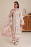 Embroidered Lawn Shirt, Dupatta & Trouser 3-Piece Suit - 0659